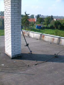 údržba hromosvodu se neprovádí